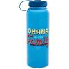 Silver Buffalo Harry Potter Hogwarts Stainless Steel Water bottle with Strap, 27-Ounces(Ohana Means Family)