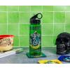 Silver Buffalo Harry Potter Movie 1-8 Slytherin Crest with Dashes Tritan Water Bottle, 20 Ounces
