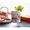 Silver Buffalo Harry Potter vs Malfoy Anime Style Ceramic Camper Mug, 20 Ounces(Don’t Let the Muggles Get You Down)
