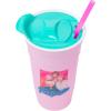 Silver Buffalo Hello Kitty Face Logo Plastic Tumbler with Lid and Straw, 32 Ounces(Golden Girls Group)