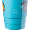 Silver Buffalo Hello Kitty Face Logo Plastic Tumbler with Lid and Straw, 32 Ounces(Lilo and Stitch Flower Badges)