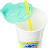 Silver Buffalo Hello Kitty Face Logo Plastic Tumbler with Lid and Straw, 32 Ounces(Lilo and Stitch Pineapple Rainbow)