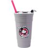 Silver Buffalo Hello Kitty Face Logo Plastic Tumbler with Lid and Straw, 32 Ounces(Mickey Mouse)