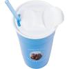 Silver Buffalo Hello Kitty Face Logo Plastic Tumbler with Lid and Straw, 32 Ounces(Parks and Recreation)