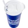 Silver Buffalo Hello Kitty Face Logo Plastic Tumbler with Lid and Straw, 32 Ounces(The Office)