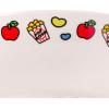 Silver Buffalo Hello Kitty and Friends Keroppi Popcorn and Apple Pattern Ceramic Dinner Pasta Bowl, 9 Inches