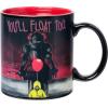 Silver Buffalo IT You’ll Float Too Balloon Heat Reveal 20oz Ceramic Mug