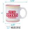 Silver Buffalo Jurassic Park Park Ranger Camper Style Ceramic Coffee Mug, 20 Ounces(Nissin Cup Noodles)