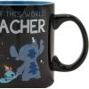 Silver Buffalo LI140634 Lilo and Stitch Out of this World Teacher Ceramic Mug, 20-Ounce, Multicolored