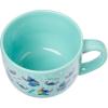 Silver Buffalo Lilo and Stitch Pastel Snack Toss Ceramic Soup Mug with Vented Plastic Lid, 24 Ounces
