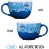 Silver Buffalo Lilo and Stitch Wavy Style Ceramic Soup Mug, 24-Ounces