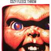 Silver Buffalo MGM The Amityville Horror “Home Sweet Home” Screen Print Plush Raschel Throw Blanket, 45″ x 60″(Chucky Wanna Play)