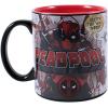 Silver Buffalo MU8234HB Marvel Deadpool Outta The Way Nerd Heat Reveal Ceramic Mug, 20-Ounces