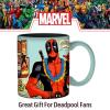 Silver Buffalo Marvel Deadpool Nerdin Since the 90s Ceramic Camper Mug, 20 Ounces(Deadpool Greetings)