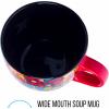 Silver Buffalo Marvel Deadpool Nerdin Since the 90s Ceramic Camper Mug, 20 Ounces(Multicolor)