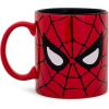 Silver Buffalo Marvel Deadpool Nerdin Since the 90s Ceramic Camper Mug, 20 Ounces(Spider-Man Face)