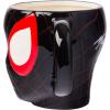 Silver Buffalo Marvel Deadpool Nerdin Since the 90s Ceramic Camper Mug, 20 Ounces(Spider-Man Miles-Sculpted)