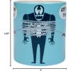 Silver Buffalo Marvel Deadpool Nerdin Since the 90s Ceramic Camper Mug, 20 Ounces(Spider-Man Trap)