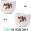 Silver Buffalo Marvel Retro Group Avengers Featuring Captain America, Hulk, Thor, and Iron Man Ceramic Ramen Bowl with Chopsticks, 20 Ounces