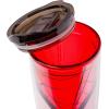 Silver Buffalo Marvel Spiderman Double Wall Travel Tumbler with Slide Close Lid, 20 Ounces(Spiderman Eyes)