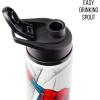 Silver Buffalo Marvel Spiderman Stainless Steel Water Bottle, 25 Ounces