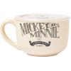 Silver Buffalo Mickey & Minnie Todo Es Mejor Ceramic Soup Mug, 24 Ounces(Mickey and Minnie So Sweet)