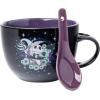 Silver Buffalo Nightmare Before Christmas Celestial Jack and Zero 24oz Ceramic Soup Mug with Spoon