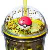 Silver Buffalo Pokemon Featuring Pikachu and Pokeball Dome Glitter Top Travel Tumbler, 24 Ounces