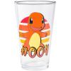 Silver Buffalo Pokemon Original Starters Feautirng Charmander, Squirtle, Bulbasaur, and Pikachu 4 Pack Pint Glass Set, 16 Ounces(Pokemon Original Starters)