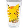 Silver Buffalo Pokemon Original Starters Feautirng Charmander, Squirtle, Bulbasaur, and Pikachu 4 Pack Pint Glass Set, 16 Ounces(Pokemon Original Starters)