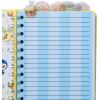 Silver Buffalo Pokemon Pokeball Starters Spiral Tabbed Notebook, 8 x 5 Inches(Pokemon Tossed Cafe)