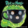 Silver Buffalo Rick and Morty Heads Line Up Ceramic Soup Mug, 24-Ounce(24oz Rick and Morty Soup Mug)