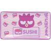 Silver Buffalo Rick and Morty Plant Portal Fall Ceramic Sushi Set with Dipping Sauce Dish and Matching Chopsticks(Badtz-Maru Roe Sushi)