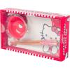 Silver Buffalo Rick and Morty Plant Portal Fall Ceramic Sushi Set with Dipping Sauce Dish and Matching Chopsticks(Hello Kitty Red Bows)