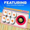Silver Buffalo Rick and Morty Plant Portal Fall Ceramic Sushi Set with Dipping Sauce Dish and Matching Chopsticks(Pokemon Original Starters)