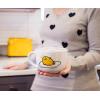 Silver Buffalo Sanrio Gudetama Lazy Egg Dangerous Situations Ceramic Soup Mug with Spoon, 24 Ounces(Sanrio Gudetama)