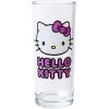 Silver Buffalo Sanrio Hello Kitty 4 Pack Glitter Tumbler Glass Set, 10 Ounces