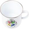 Silver Buffalo Sanrio Hello Kitty Destination Neighborhood Enamel Camper Mug, 21 Ounces(Harry Potter Hogwarts House Crest)