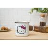 Silver Buffalo Sanrio Hello Kitty Destination Neighborhood Enamel Camper Mug, 21 Ounces(Hello Kitty Hello)
