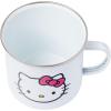 Silver Buffalo Sanrio Hello Kitty Destination Neighborhood Enamel Camper Mug, 21 Ounces(Hello Kitty Hello)