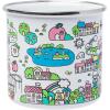 Silver Buffalo Sanrio Hello Kitty Destination Neighborhood Enamel Camper Mug, 21 Ounces(Hello Kitty Neighborhood)