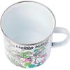 Silver Buffalo Sanrio Hello Kitty Destination Neighborhood Enamel Camper Mug, 21 Ounces(Hello Kitty Neighborhood)