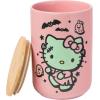 Silver Buffalo Sanrio Hello Kitty Frankenstein Sculpted Ceramic Cookie Jar, 7” x 5.75” x 9.75”(Hello Kitty Frankenkitty (Ceramic with Bamboo Lid))
