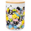 Silver Buffalo Sanrio Hello Kitty Frankenstein Sculpted Ceramic Cookie Jar, 7” x 5.75” x 9.75”(Hello Kitty and Friends (Ceramic with Bamboo Lid))