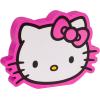 Silver Buffalo Sanrio Hello Kitty Glitter Large Die Cut MDF Box Wall Sign, 5.9” x 1.2” x 8”
