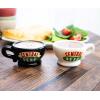 Silver Buffalo Sanrio Hello Kitty Halloween Ceramic Salt and Pepper Shaker Set, 5” L x 2” W x 3.5” H(Friends Central Perk Mugs)