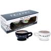 Silver Buffalo Sanrio Hello Kitty Halloween Ceramic Salt and Pepper Shaker Set, 5” L x 2” W x 3.5” H(Friends Central Perk Mugs)
