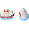 Silver Buffalo Sanrio Hello Kitty Halloween Ceramic Salt and Pepper Shaker Set, 5” L x 2” W x 3.5” H(Jaws Shark Breach and Orca)