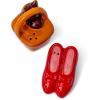 Silver Buffalo Sanrio Hello Kitty Halloween Ceramic Salt and Pepper Shaker Set, 5” L x 2” W x 3.5” H(Wizard of Oz Ruby)