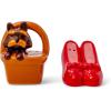 Silver Buffalo Sanrio Hello Kitty Halloween Ceramic Salt and Pepper Shaker Set, 5” L x 2” W x 3.5” H(Wizard of Oz Ruby)